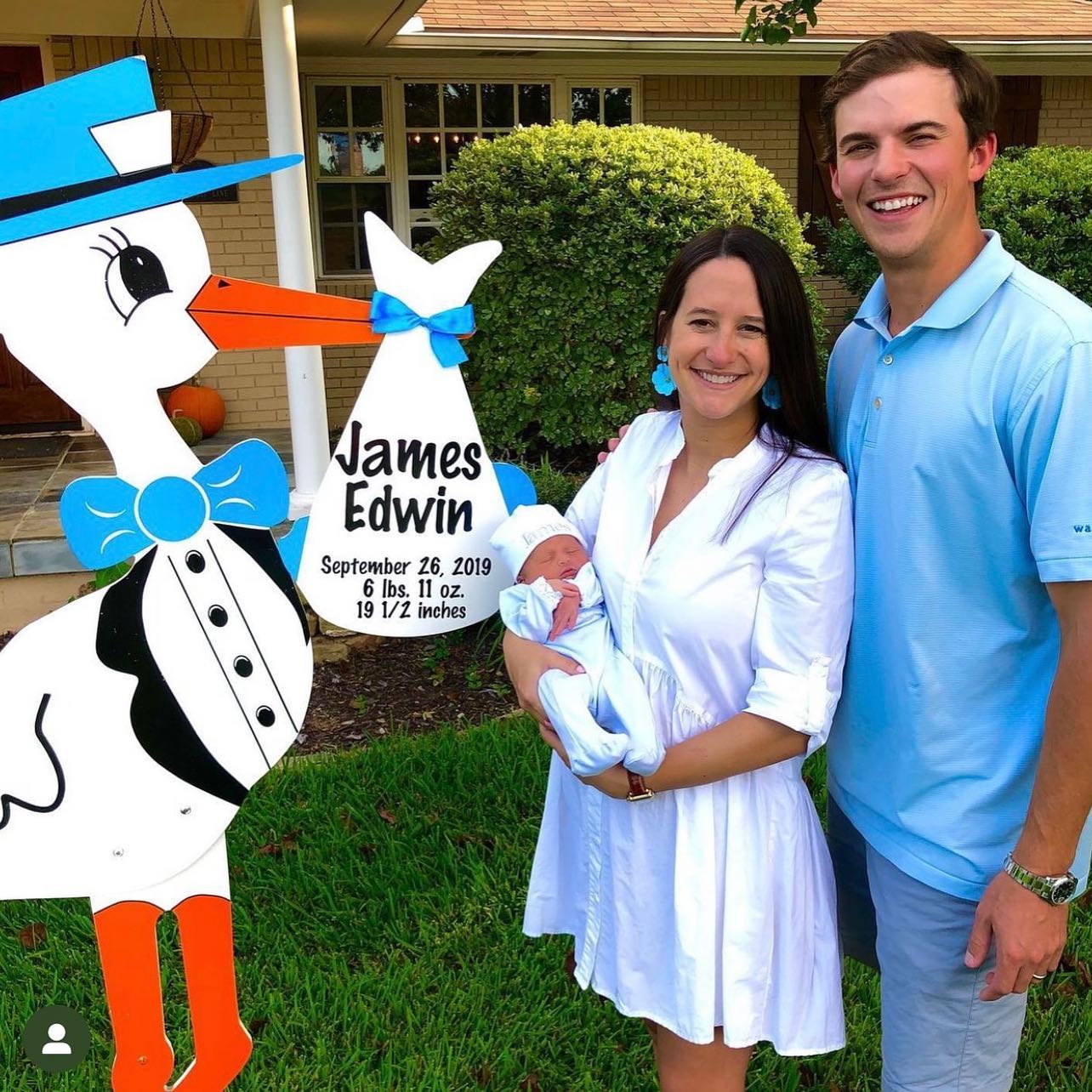 Baby Announcement Yard Sign in Tyler, Texas